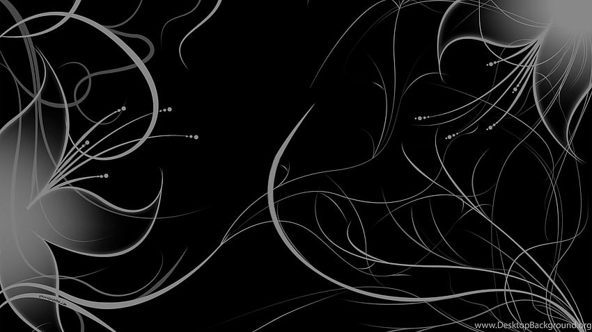 Black Swirls Background Tumblr Rose Noir Blanc. Arrière-plan Fond d'écran HD