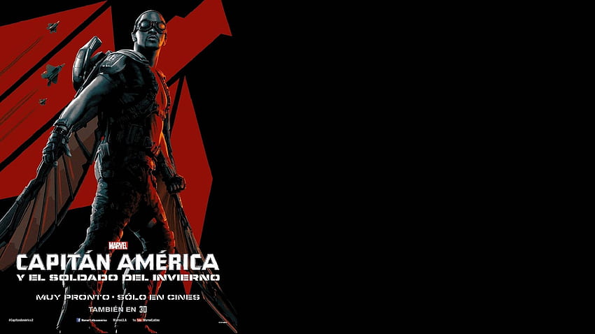 Filme - Capitão América: O Falcão Soldado Invernal (Marvel Comics) Anthony Mackie papel de parede HD