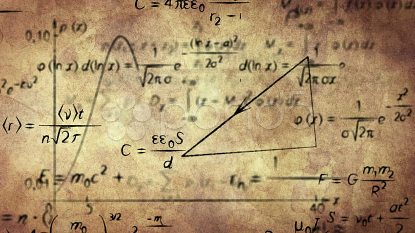 Physics Equations Math Formulas On Old HD wallpaper