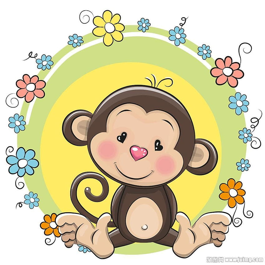 Yanina Llull on animalitos. Cute baby monkey, Cute cartoon , Cartoon monkey, Baby Monkey Cartoons HD phone wallpaper