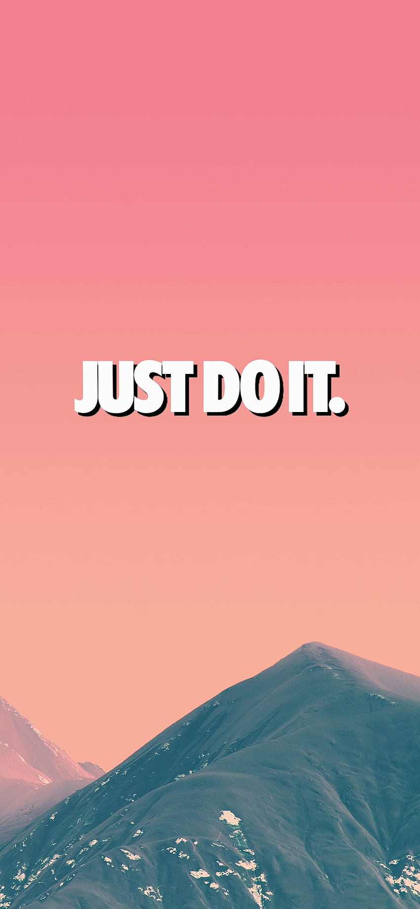 Just do it logo iphone . Just do it , iPhone , Aesthetic pastel, Just Do It Pink HD phone wallpaper