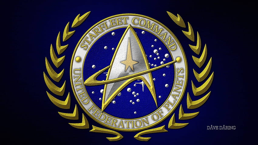 Star Trek Star Fleet Command Great Seal autorstwa Dave'a Daringa [] na Twój telefon komórkowy i tablet. Poznaj logo Gwiezdnej Floty. Star Trek, Star Trek Tapeta HD