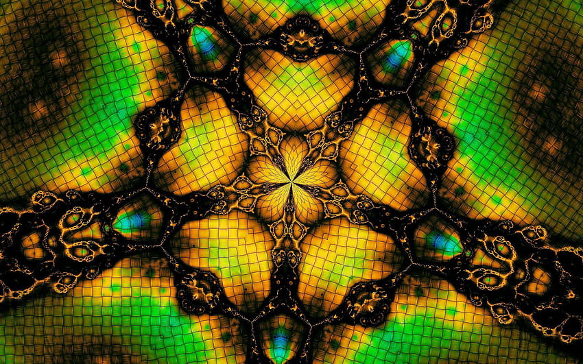 Abstrak, Pola, Kilau, Cahaya, Garis, Kaleidoskop Wallpaper HD