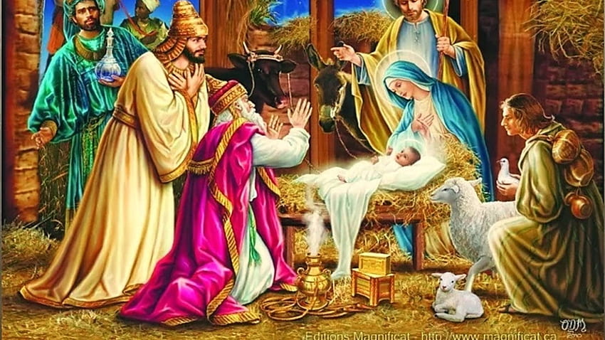 Res - Painting The Birth Of Jesus Christ - - teahub.io HD 월페이퍼
