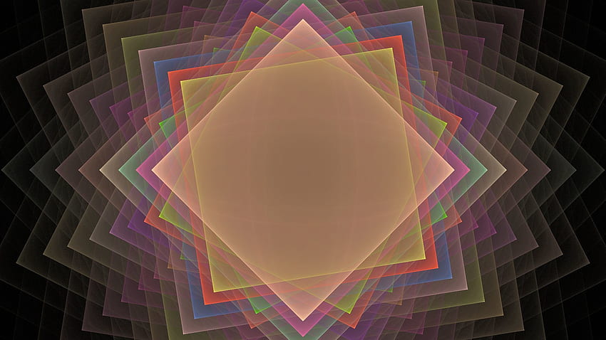 Abstract, Background, Smoke, Pattern, Rotation, Square, Illusion HD wallpaper