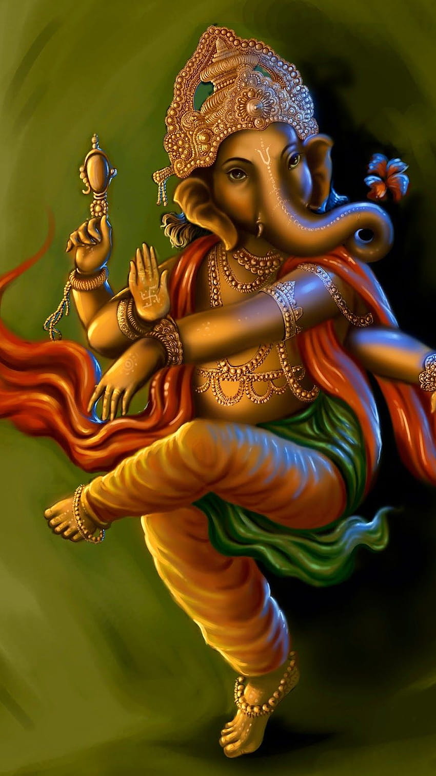 3d Ganesh, Beautiful Painting, ganpati HD phone wallpaper | Pxfuel