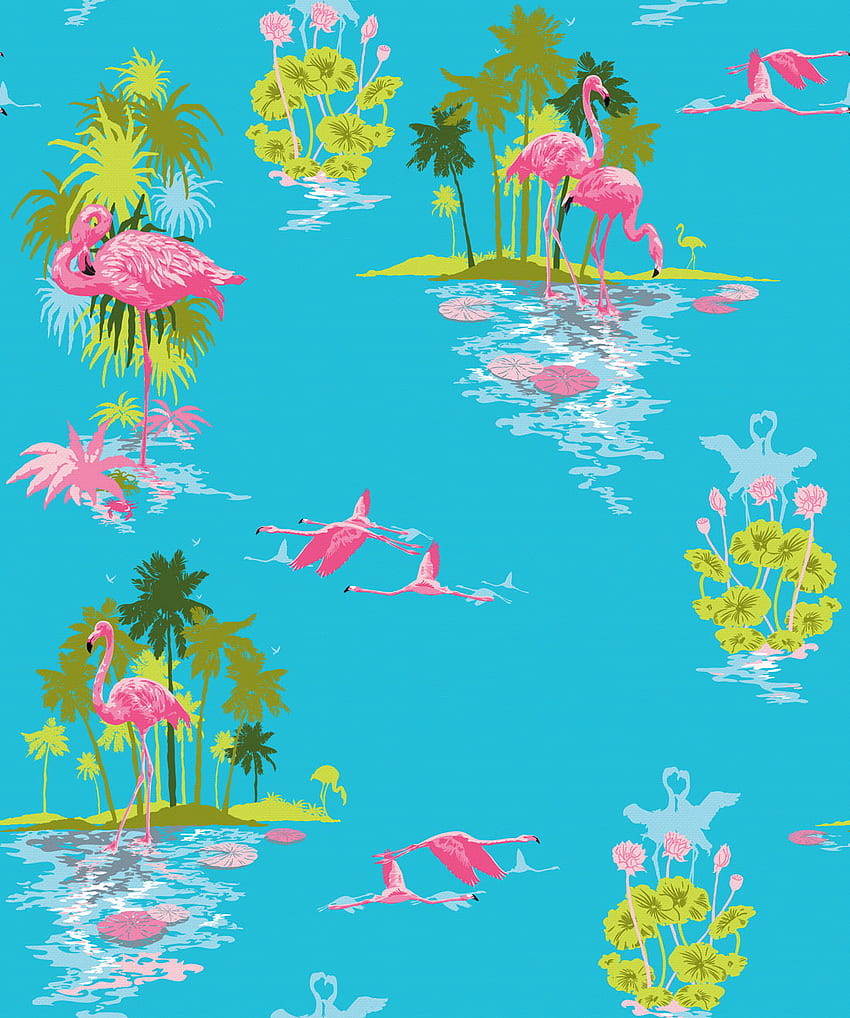 Flamingo Statement , bright, summery design • Milton & King EU, Flamingo Art HD phone wallpaper