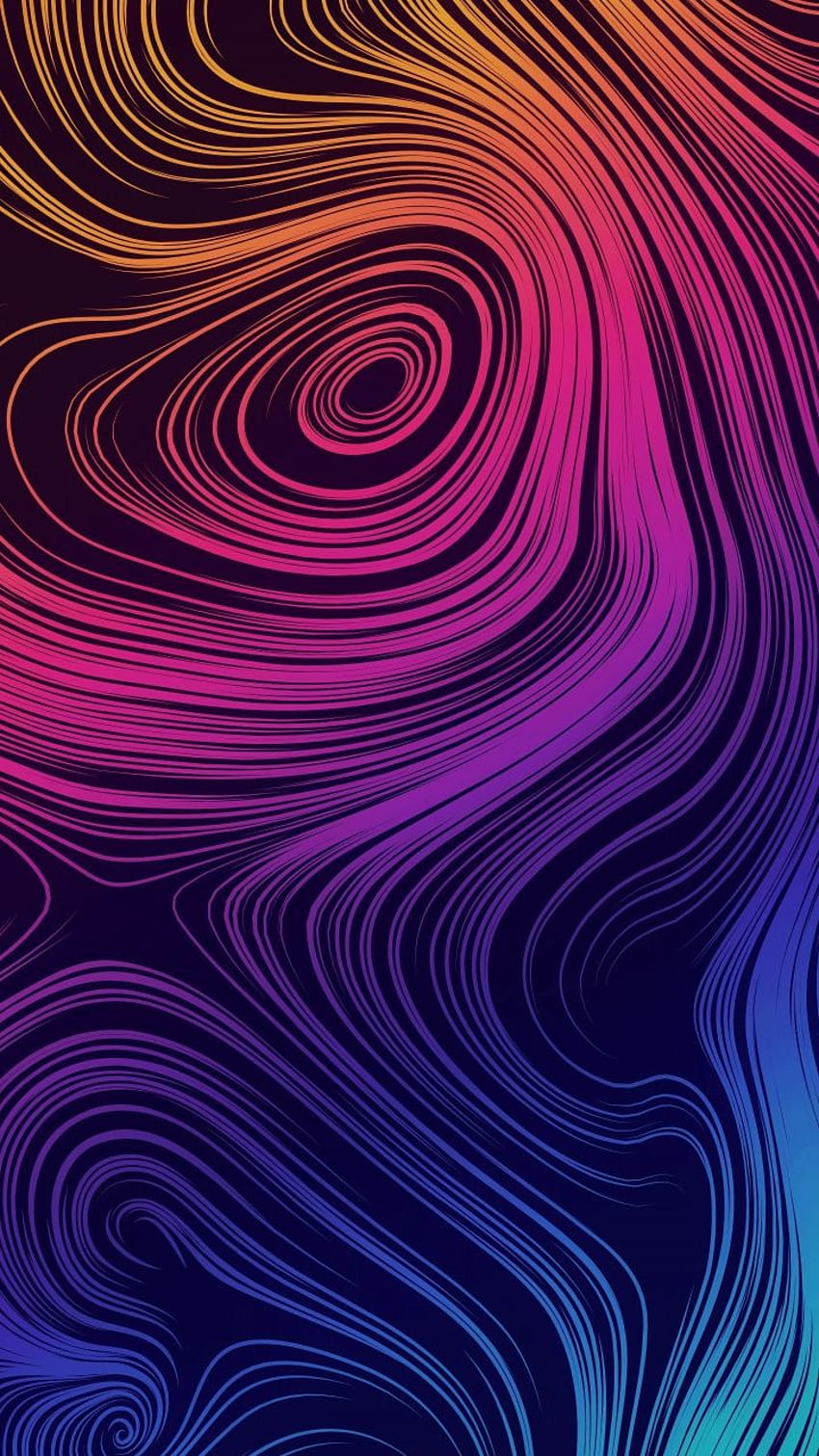 abstract, pattern, curvy lines, 720x1280 HD phone wallpaper