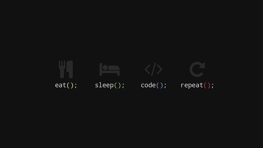 Código negro minimalista, informática minimalista fondo de pantalla