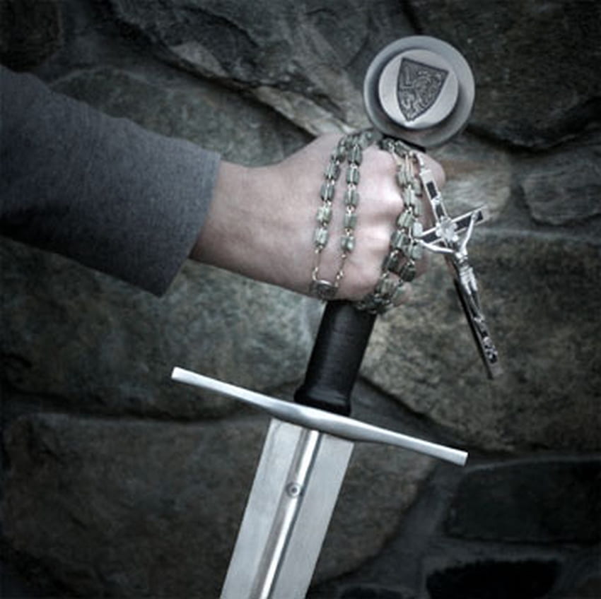 Cavaleiros Sagrados, Deus, Espada, Cruz, Religião papel de parede HD