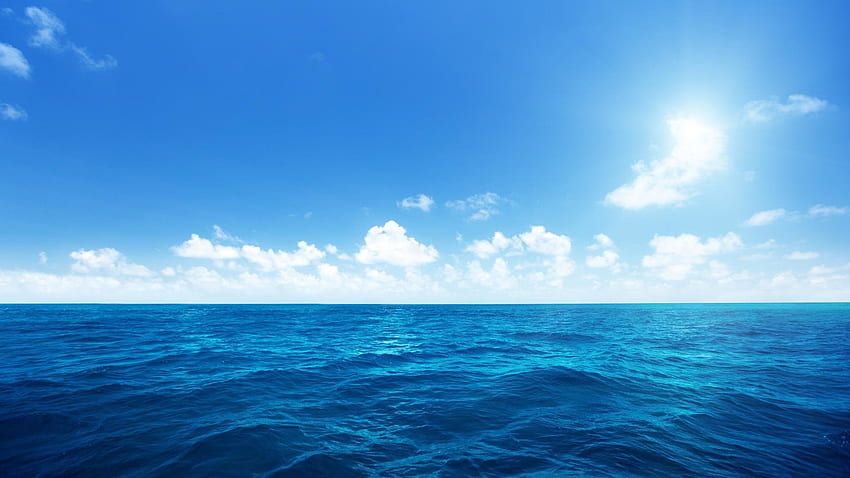 Sky Blue Background Sea - Novocom.top, Deep Blue Sea HD wallpaper