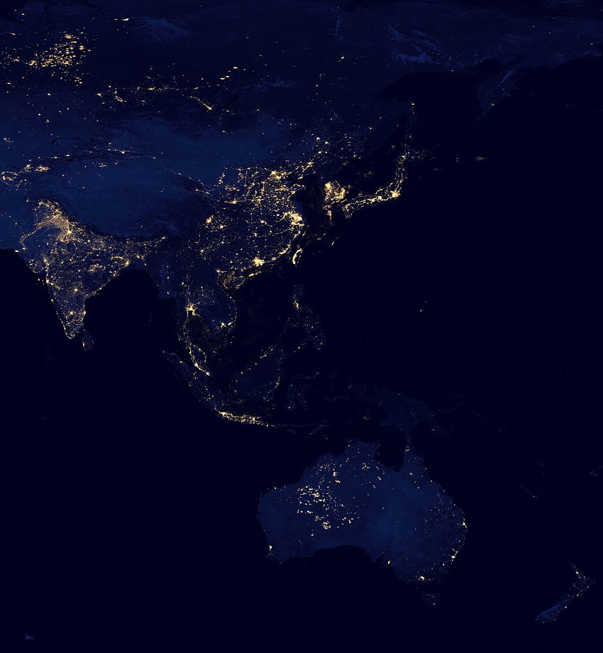 Gece Uydusu . Dünya, ABD, Avrupa, Asya, Dünya HD telefon duvar kağıdı