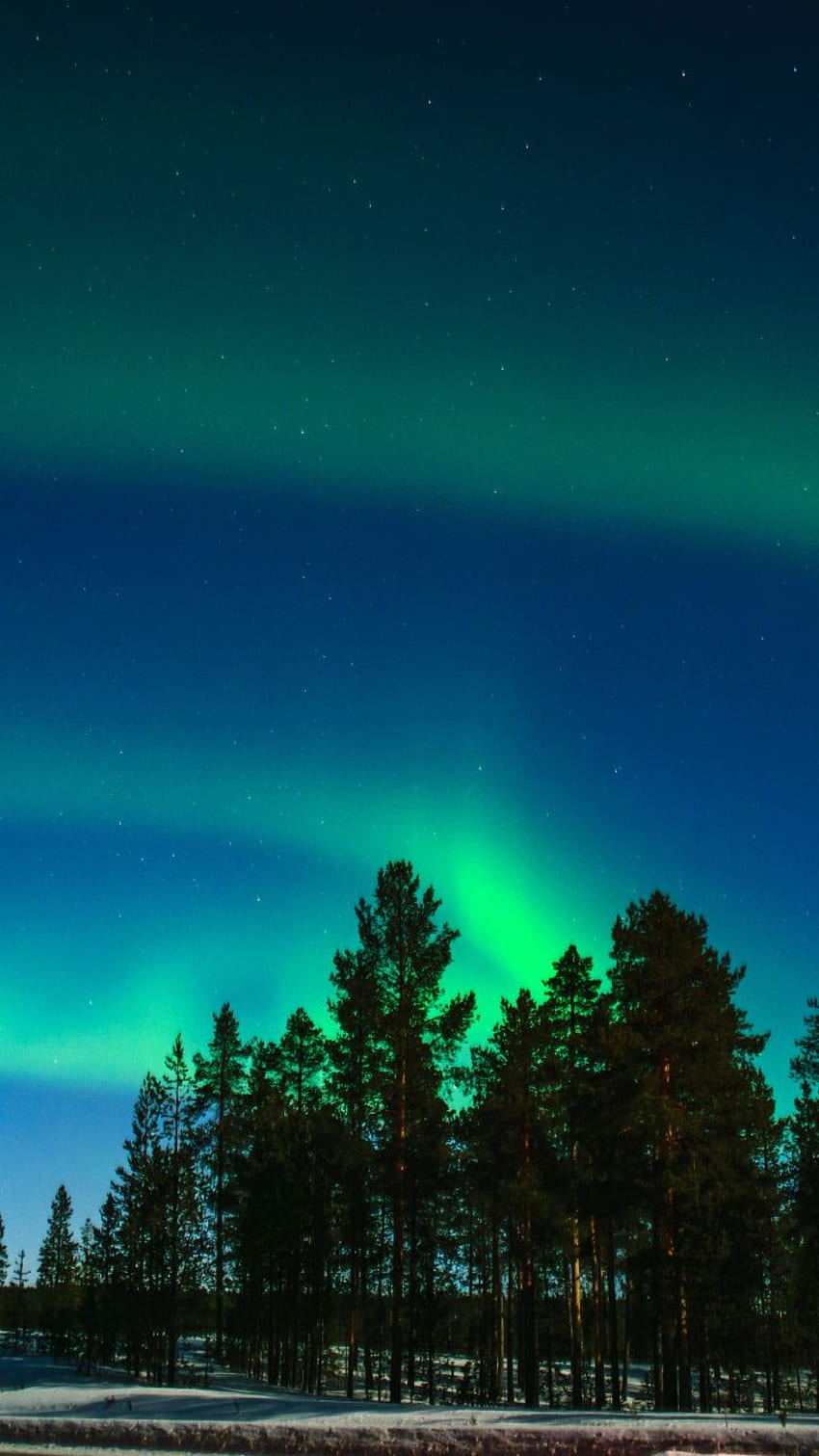 Green, Iceland, Nature, Aurora, Atmosphere HD phone wallpaper