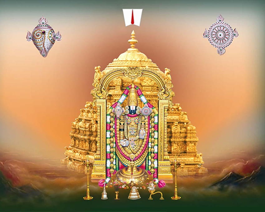 High Quality 3D Of Lord Venkateswara, Tirumala Tirupati HD wallpaper