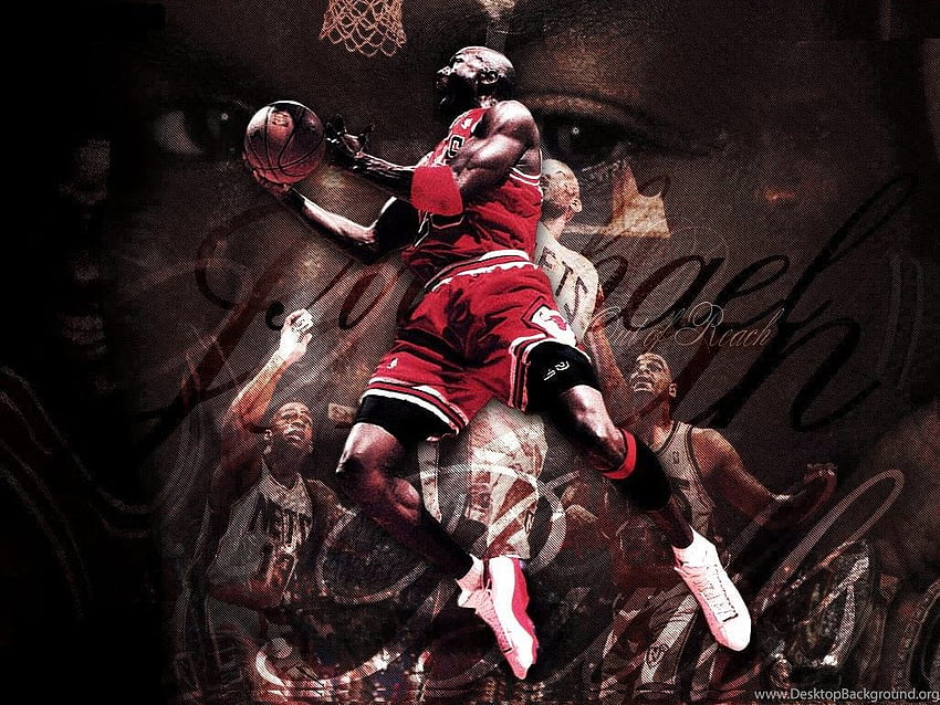 Der coole Michael Jordan in voller Länge, schau deinen Star an HD-Hintergrundbild