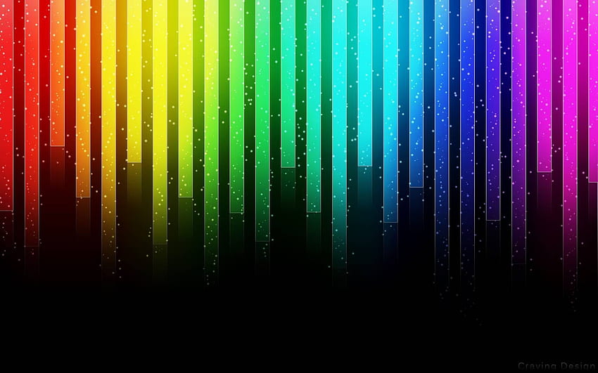 Rainbow magic art design colors  HD wallpaper