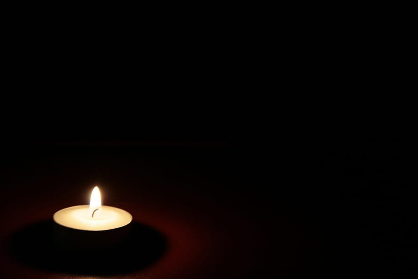 Candle Dark Background, Candle Black HD wallpaper