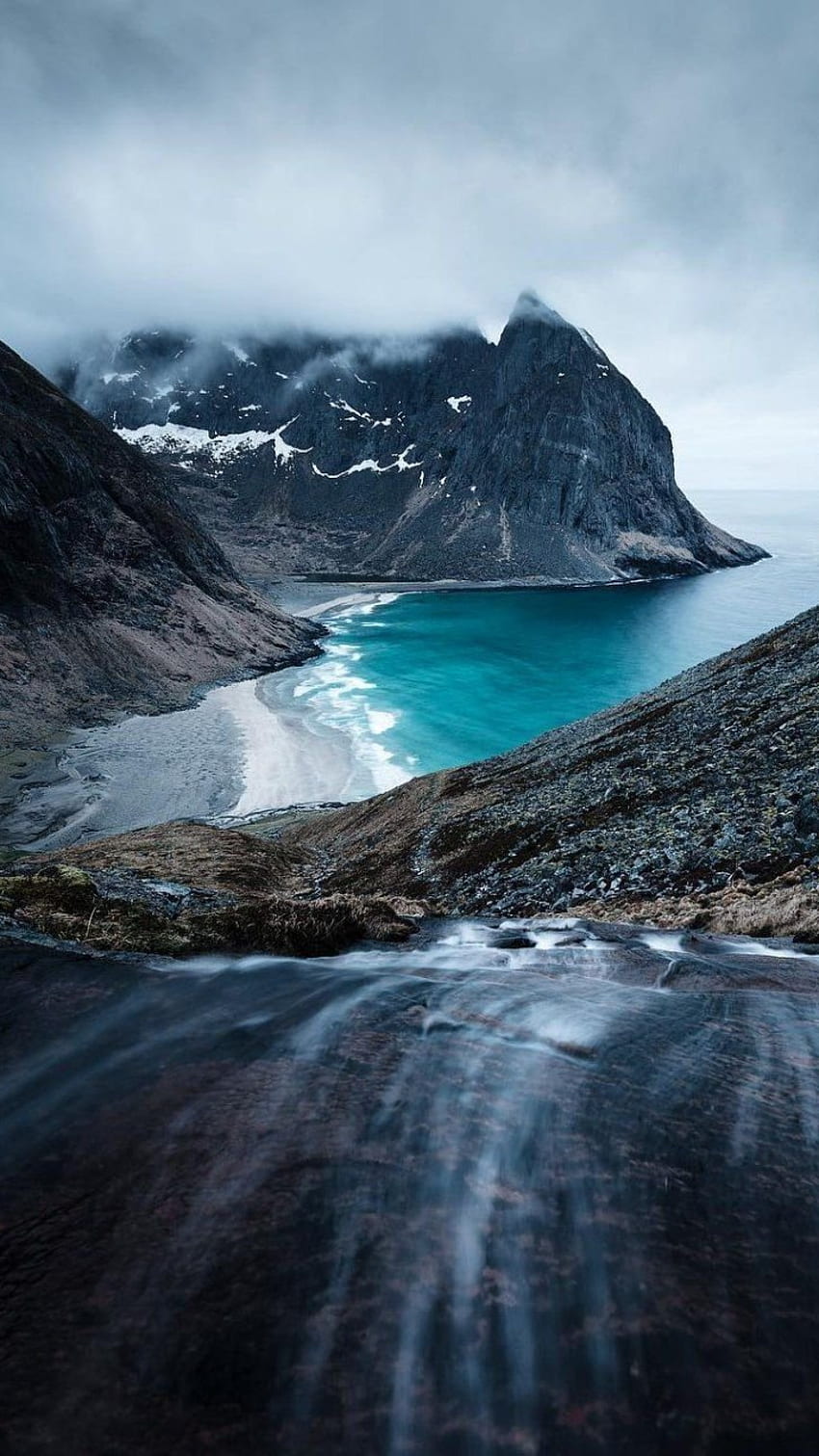 스칸디나비아 산, 아이슬란드 HD 전화 배경 화면