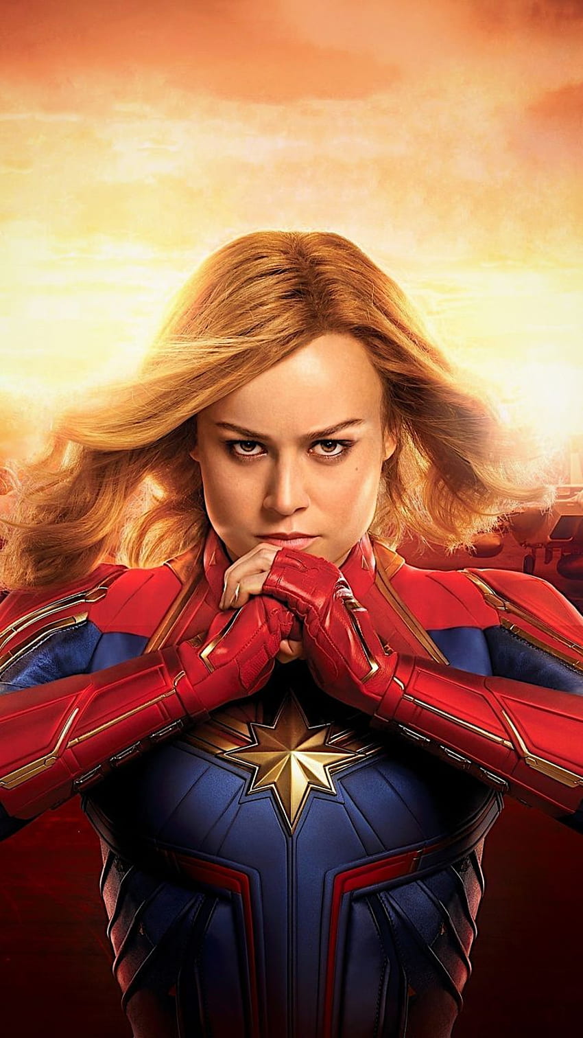 Captain Marvel Brie Larson iPhone 6, iPhone 6S HD phone wallpaper