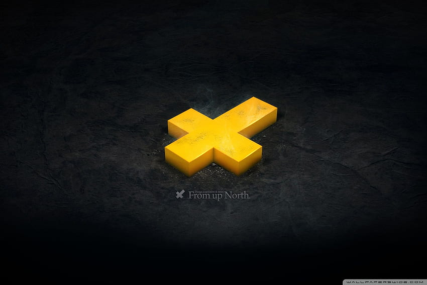 Yellow Cross Ultra HD wallpaper