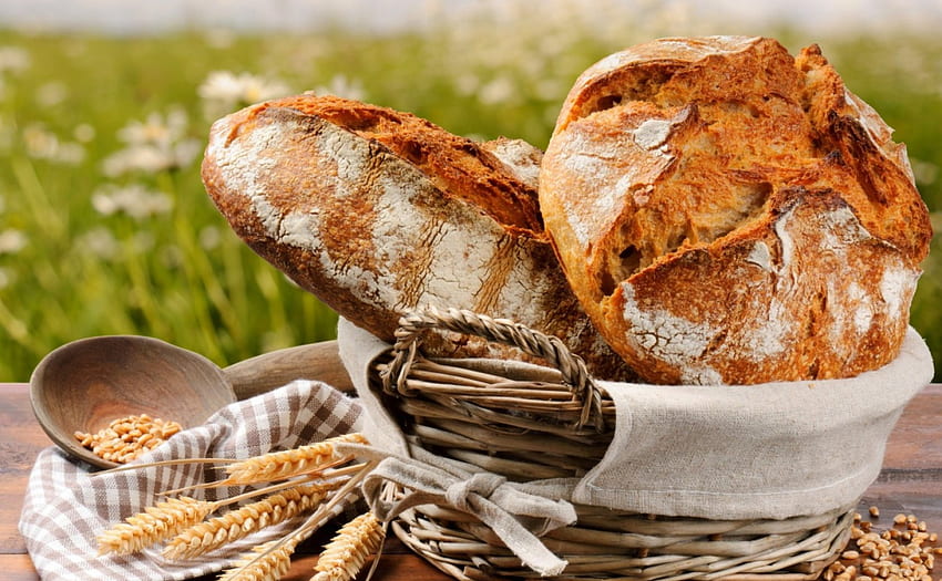 Pane, delizioso, prodotti da forno, natura, cibo Sfondo HD