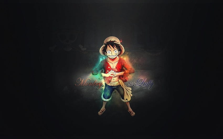 ilustración, anime, One Piece, Monkey D Luffy, oscuridad, captura de , computadora, Dark Luffy fondo de pantalla
