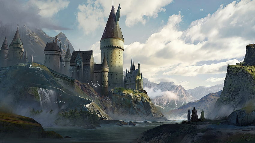 Castillo de Harry Potter Hogwarts fondo de pantalla
