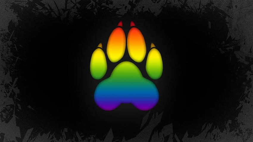 Gay Pride PawPrint von PSYoX - Fur Affinity [Punkt] Netz HD-Hintergrundbild