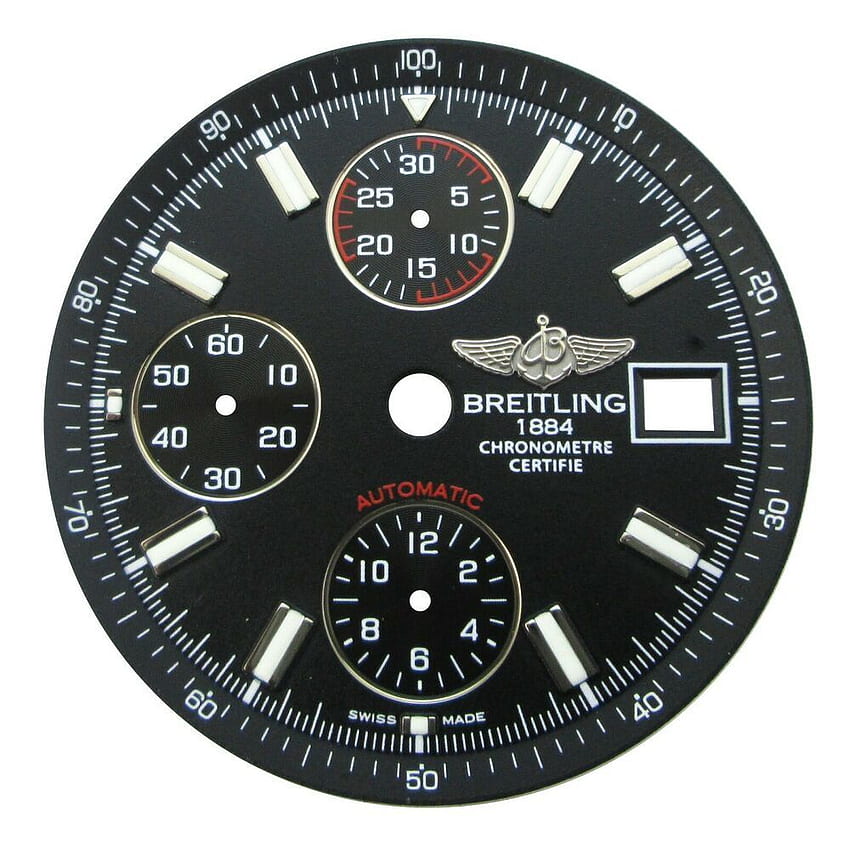 Męski zegarek Breitling Dial Avenger II 2 z czarną tarczą A1338111 BC32BKPT Tapeta na telefon HD