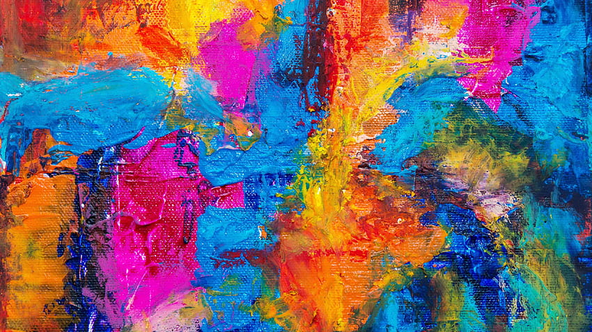 Абстрактен експресионизъм Абстрактна живопис Акрилна боя - Акрилна боя - HD тапет