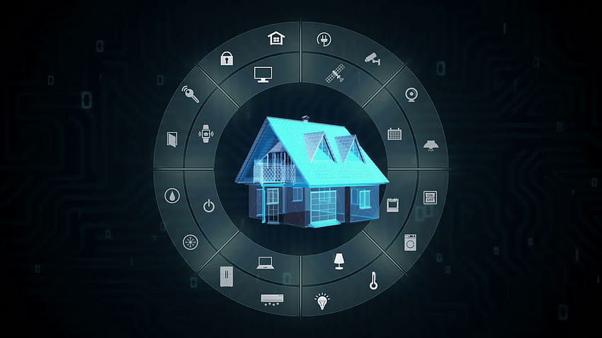IoT, casa intelligente Sfondo HD