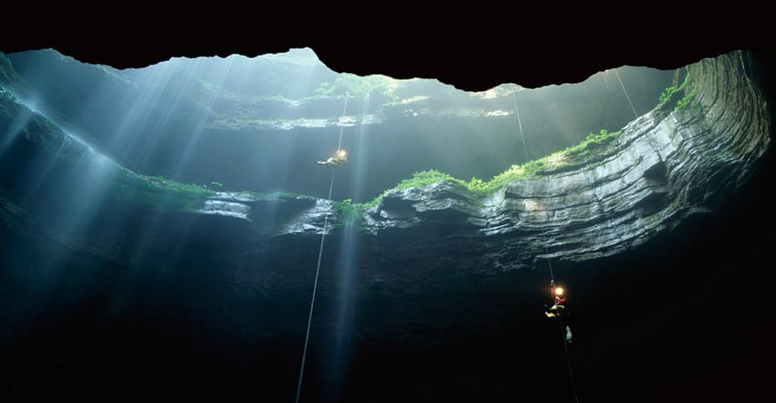 Höhle, abstoßen, Seile, Menschen, Natur, Mensch, Höhlenforschung, Menschen HD-Hintergrundbild