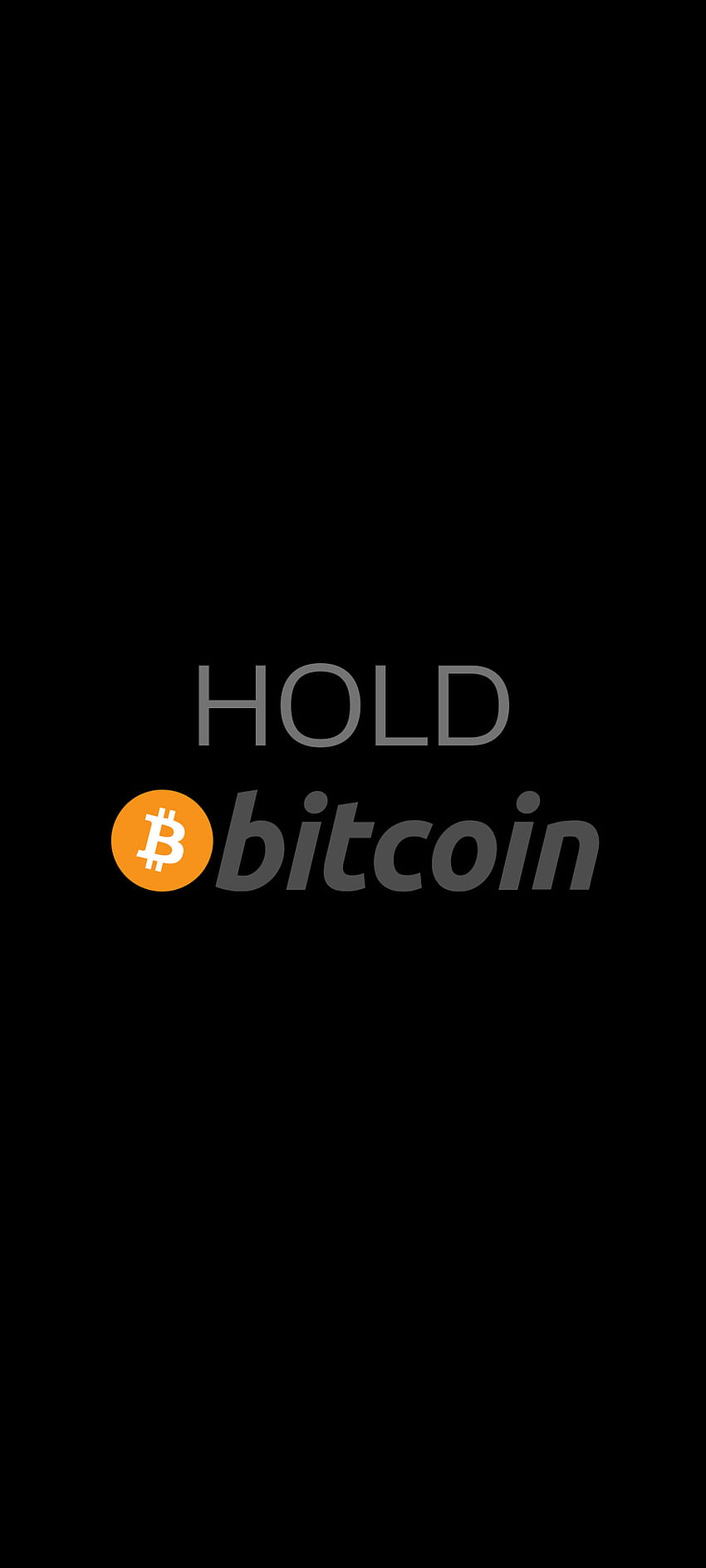 TENIR bitcoin, argent, crypto Fond d'écran de téléphone HD