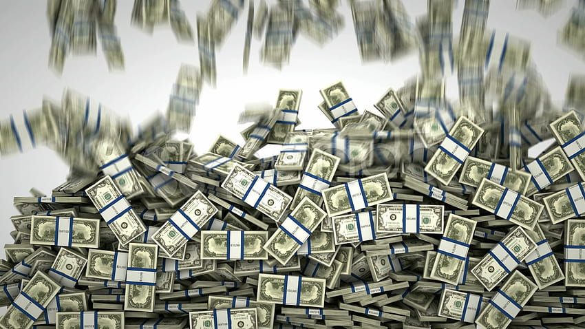 dinheiro ao vivo, dinheiro, moeda, dólar, dinheiro, arquitetura - Use, Raining Money papel de parede HD