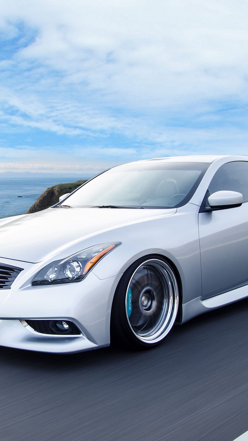 infiniti, g37, coupe, side view, speed q samsung galaxy s6, s7, edge, note, lg g4 background HD phone wallpaper