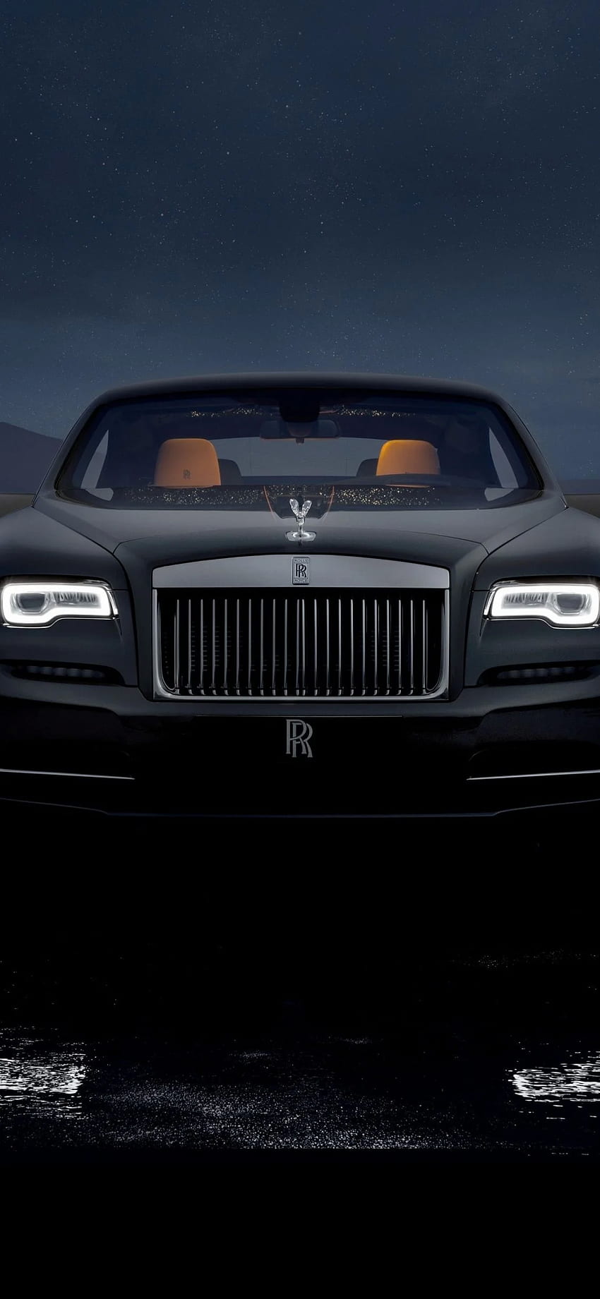 Dark Car, Rolls Royce Wraith, Luminary HD phone wallpaper