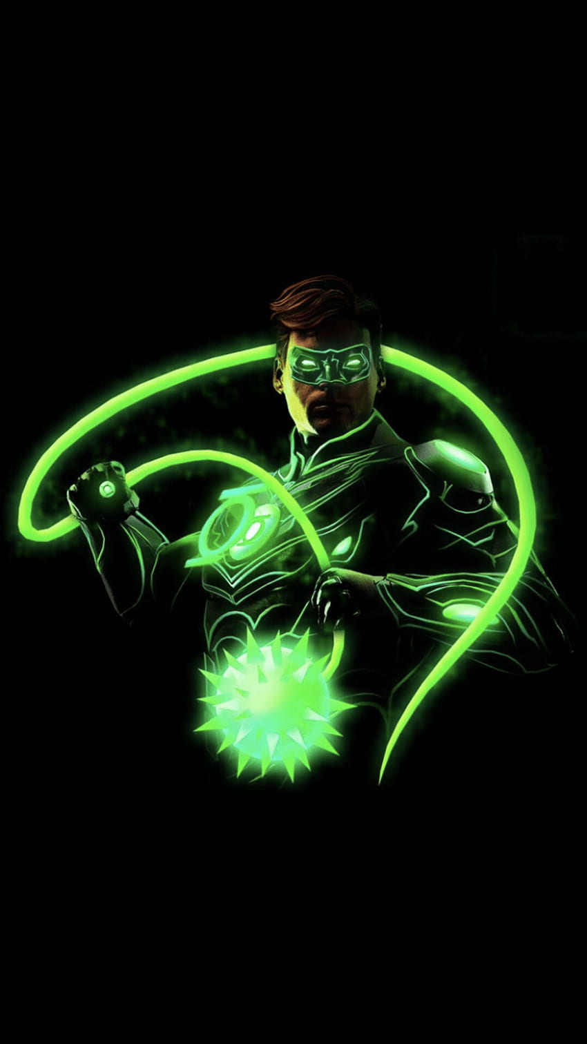 Lanterna Verde Lanterna Verde Hal Jordan, Lanterna Verde - Lanterna Verde Neon, Giordania Verde Sfondo del telefono HD