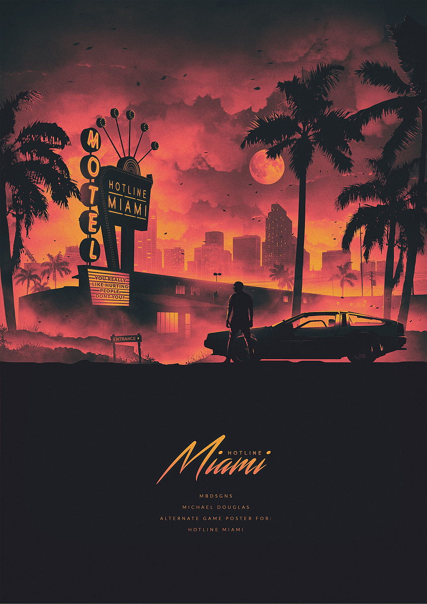 HOTLINE MIAMI – Ausgabe 2018 – PosterSpy. Hotline Miami, Miami, Kunst aus Miami HD-Handy-Hintergrundbild