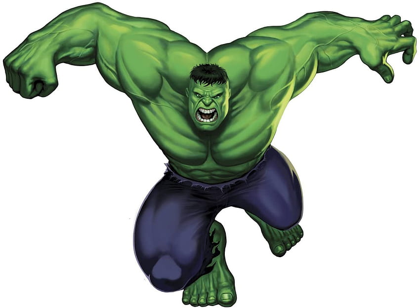 Komik Marvel Superheroes - The Avengers - Stiker Dinding Raksasa Hulk yang Luar Biasa, Kartun Hulk yang Luar Biasa Wallpaper HD