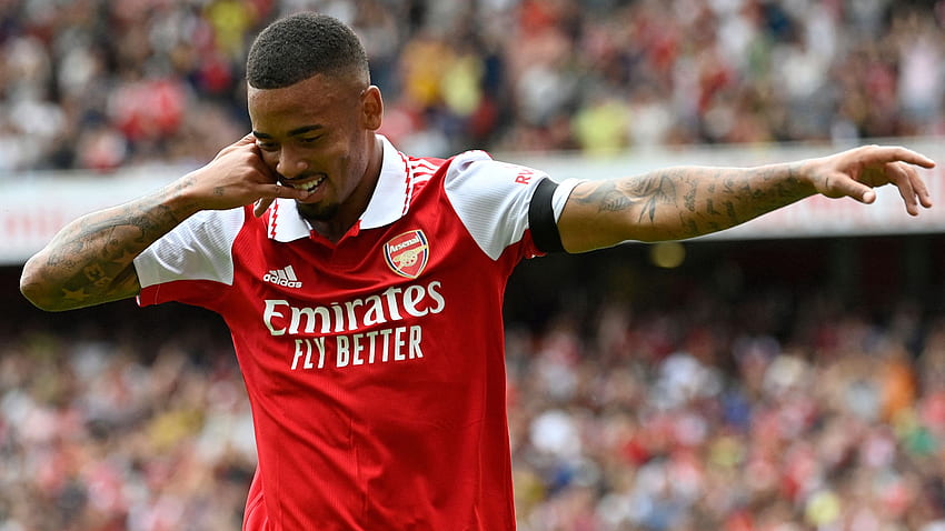 Komm zu Arsenal!' - Wie Gabriel Magalhaes Gabriel Jesus überzeugte, sich Arsenal anzuschließen HD-Hintergrundbild