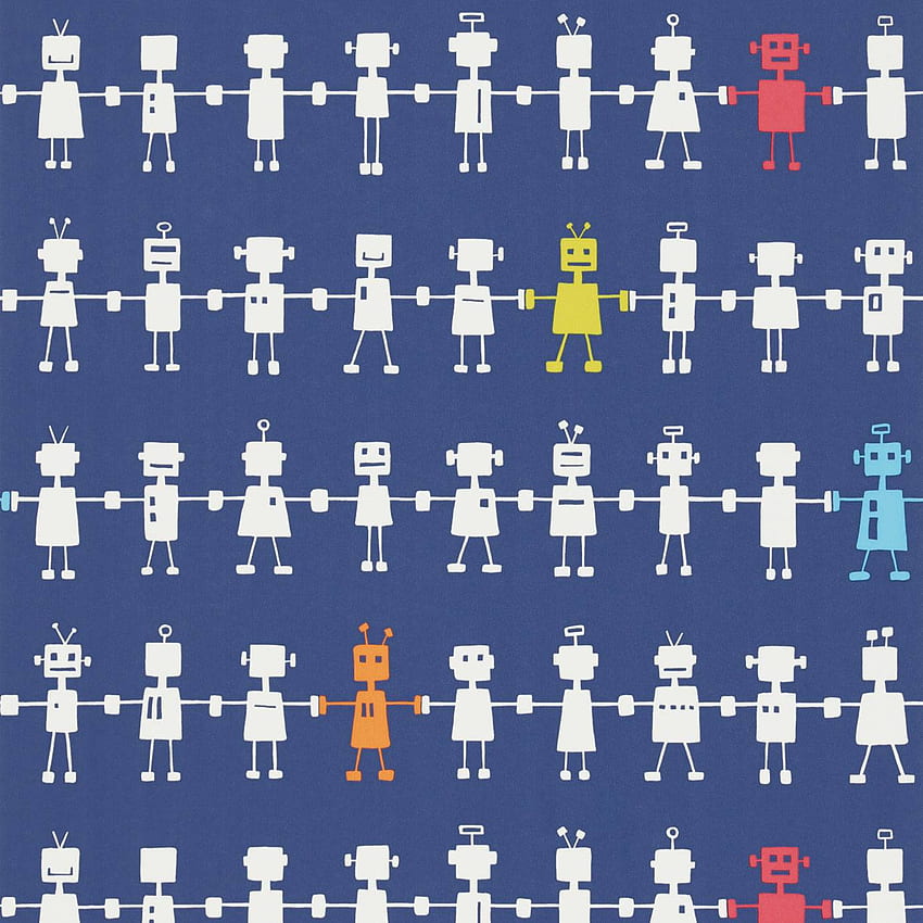Awesome Robot & Background For, Robot Pattern HD phone wallpaper