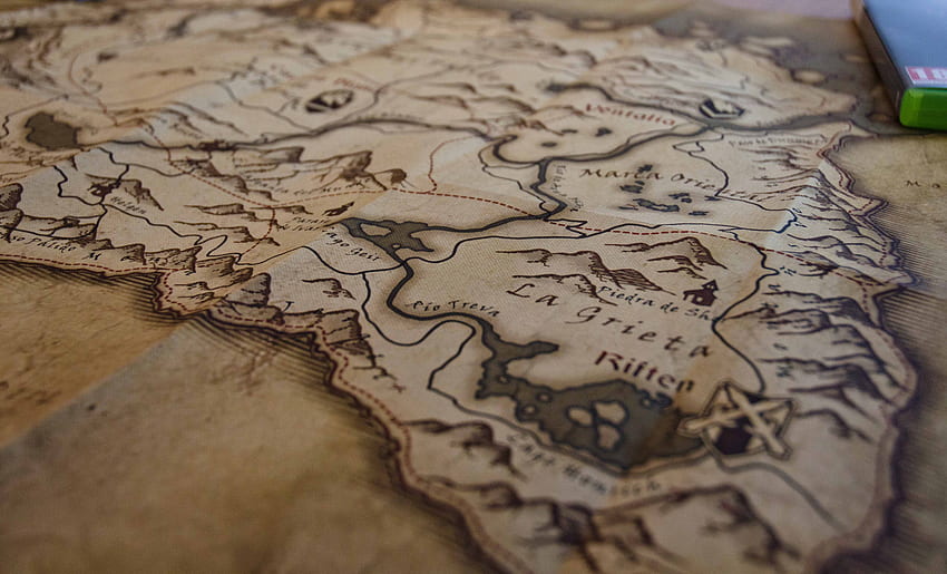Skyrim Map - Mais de 25 mapas diferentes de Skyrim para mapear sua jornada papel de parede HD