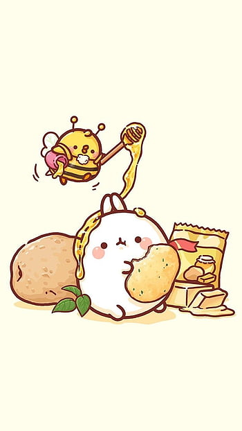 cute cartoon food wallpapers