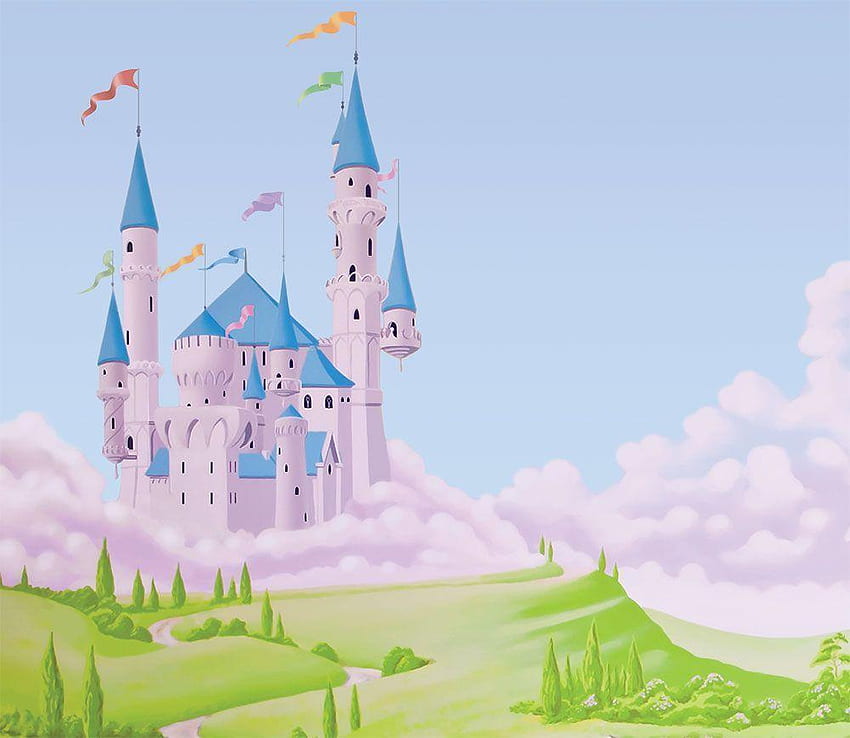 Château de Disney de dessin animé, château de Blanche-Neige Fond d'écran HD