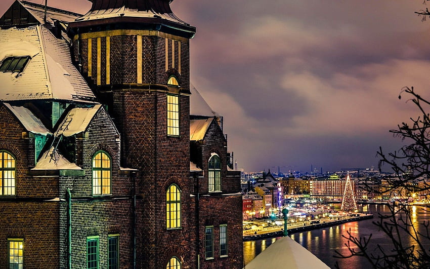 Cidades, Cidade, Estocolmo, Suécia papel de parede HD