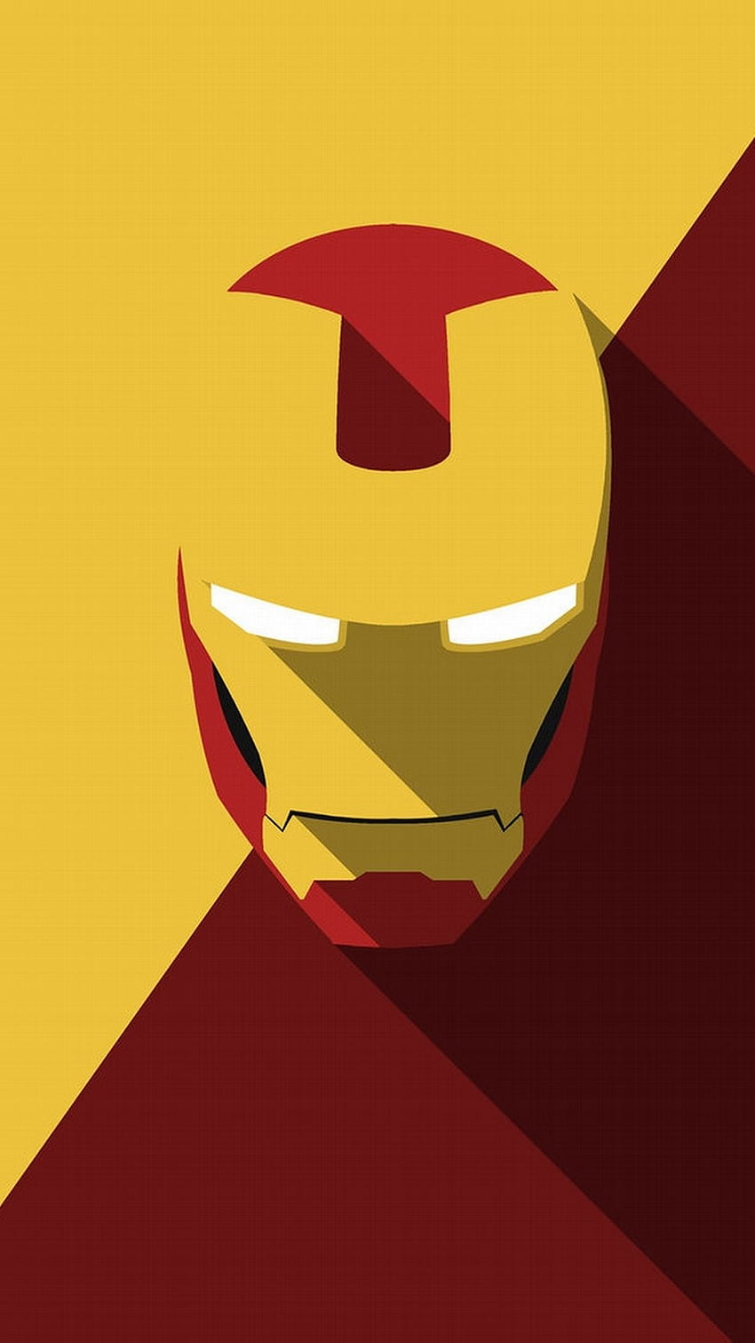 Cara do Homem de Ferro, logotipo do Homem de Ferro Papel de parede de celular HD