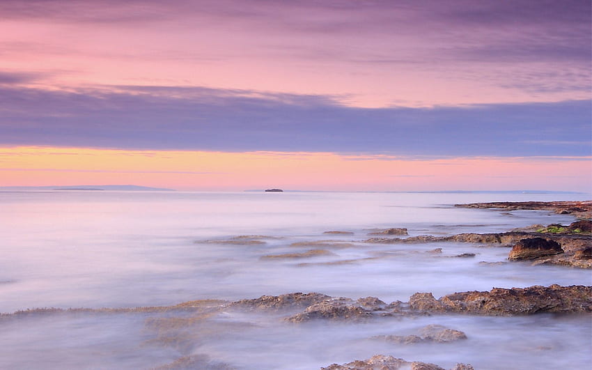 Natur, Meer, Morgendämmerung, Dahl, Entfernung HD-Hintergrundbild