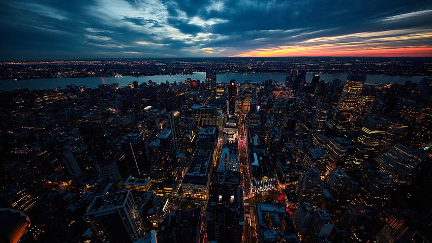 Kota New York - Tengah kota, tengah kota, arsitektur, gedung pencakar langit, kota new york, modern Wallpaper HD