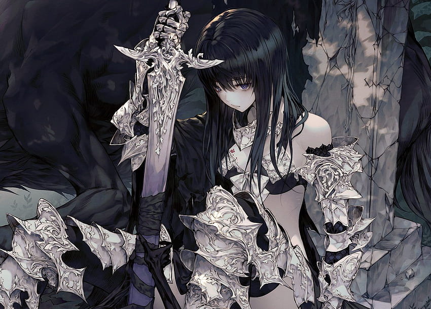 Anime Swordswoman HD wallpaper download