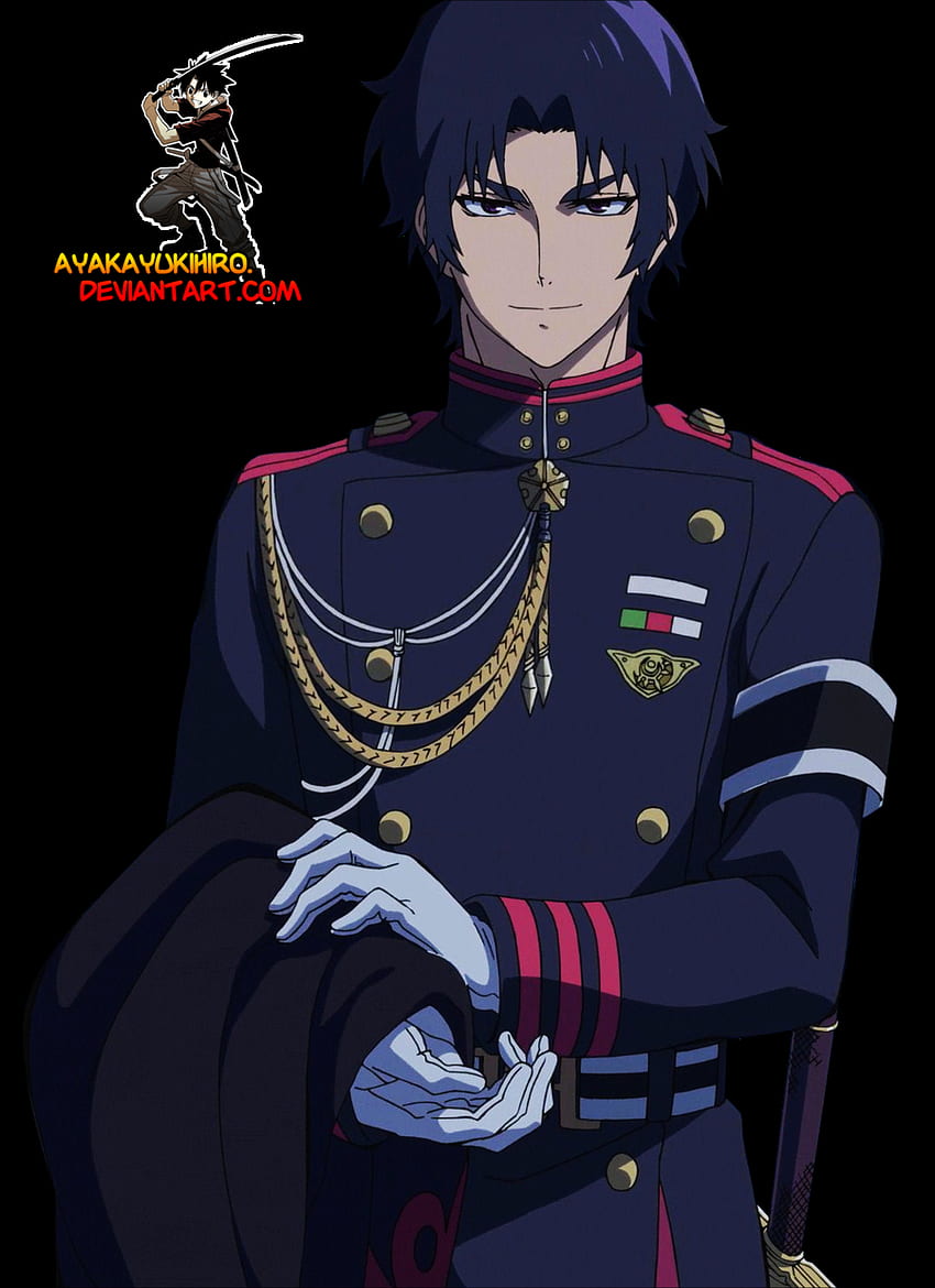 Owari no Seraph:Ichinose Guren render by AyakaYukihiro on DeviantArt